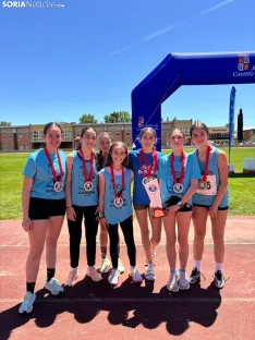 Foto 3 - El atletismo soriano brilla en el Campeonato de Castilla y Le&oacute;n en Edad Escolar