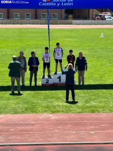 Foto 4 - El atletismo soriano brilla en el Campeonato de Castilla y Le&oacute;n en Edad Escolar