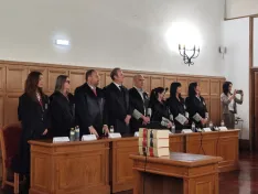Distintas imágenes, hoy, de la celebración del Colegio de Abogados de Soria. | S.C.