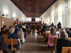 Distintas imágenes, hoy, de la celebración del Colegio de Abogados de Soria. | S.C.