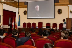 Foto 4 - Soria Noticias llega al IES Antonio Machado con una charla sobre periodismo, algoritmo y fake news