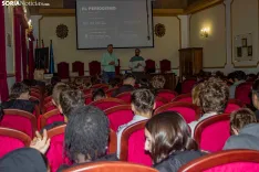 Foto 3 - Soria Noticias llega al IES Antonio Machado con una charla sobre periodismo, algoritmo y fake news