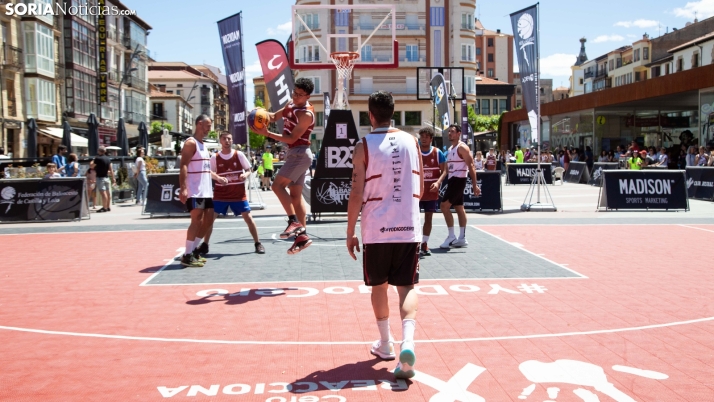El 3X3 Basket Tour volverá a convertir el centro de Soria en una gran pista de baloncesto con 300 jugadores