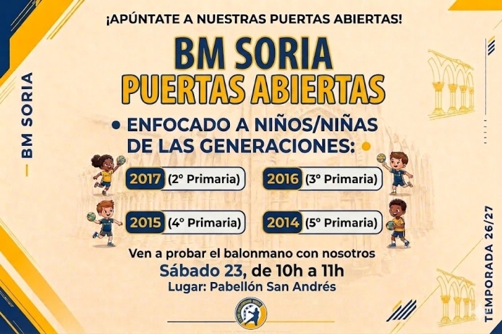 San Andrés acoge el sábado un entrenamiento abierto de balonmano base