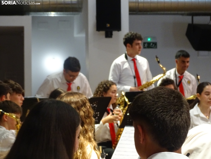 Una imagen del concierto este domingo de la Banda. /PC