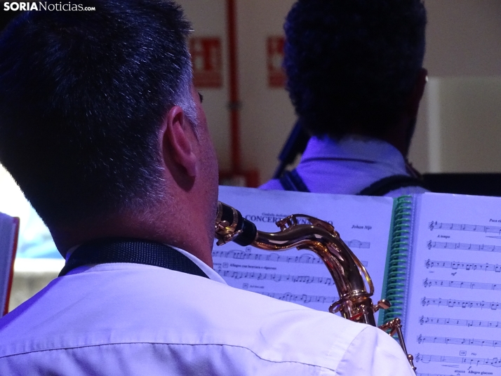 Una imagen del concierto este domingo de la Banda. /PC