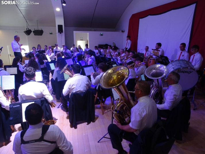 Una imagen del concierto este domingo de la Banda. /PC