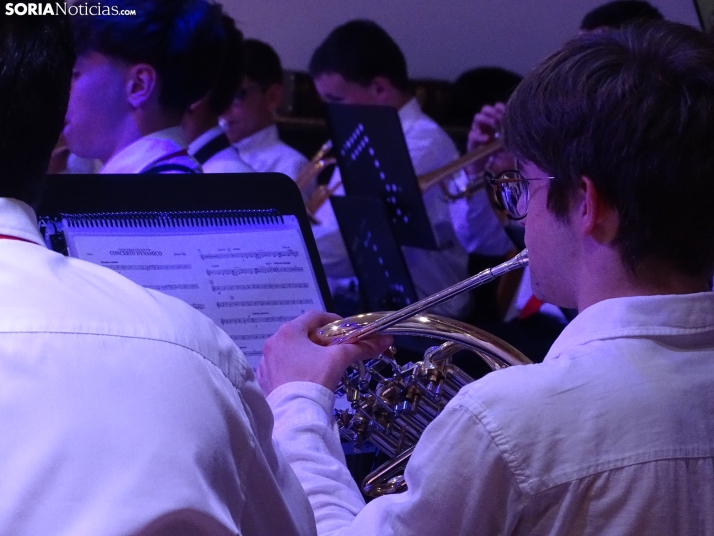 Una imagen del concierto este domingo de la Banda. /PC