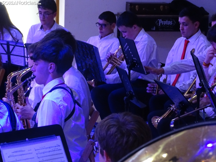 Una imagen del concierto este domingo de la Banda. /PC