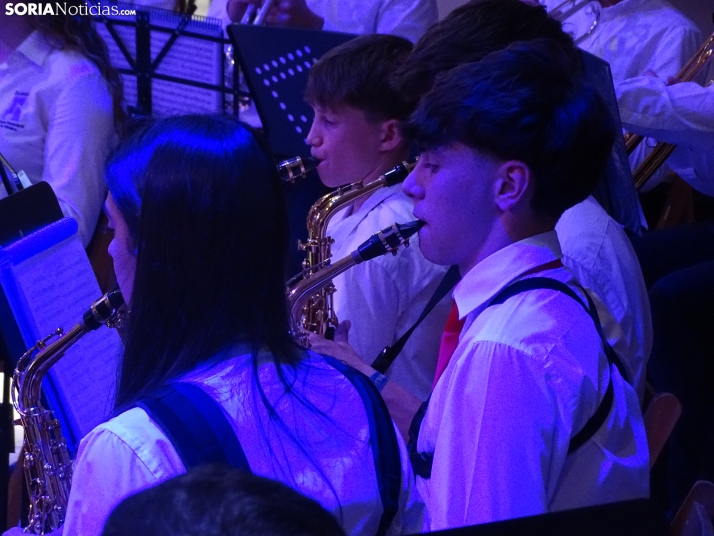 Una imagen del concierto este domingo de la Banda. /PC