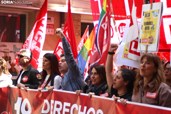 Manifestación 1 de mayo en Soria