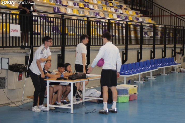 En im&aacute;genes: M&aacute;s de 300 escolares juegan a la pelota numantina, un innovador deporte creado en S