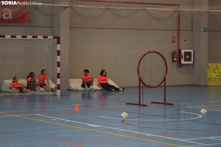 En im&aacute;genes: M&aacute;s de 300 escolares juegan a la pelota numantina, un innovador deporte creado en S
