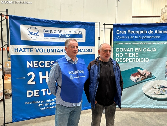 Ricardo Delso Lucas, nuevo presidente del Banco de Alimentos de Soria