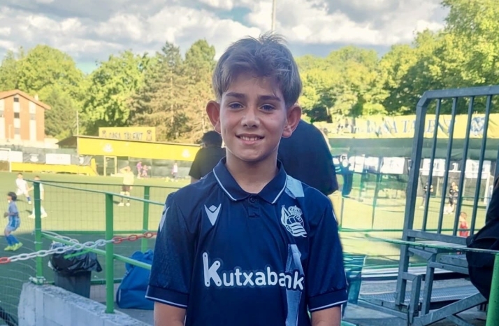 La cantera del Calasanz sigue dando que hablar: Lucas Angulo demuestra todo su potencial en Italia con la Real Sociedad