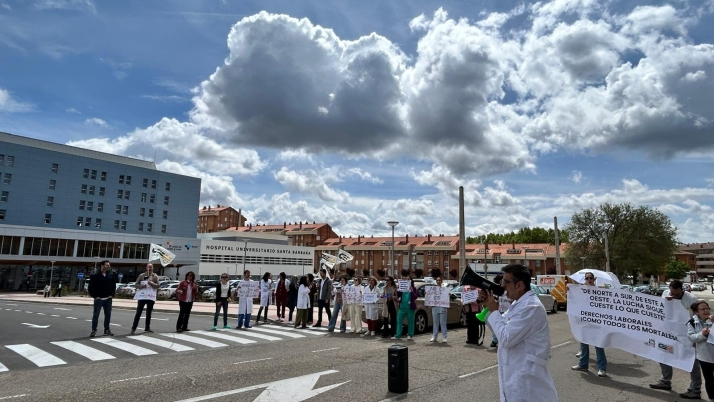 Soria secunda la huelga de médicos con un 21% de seguimiento