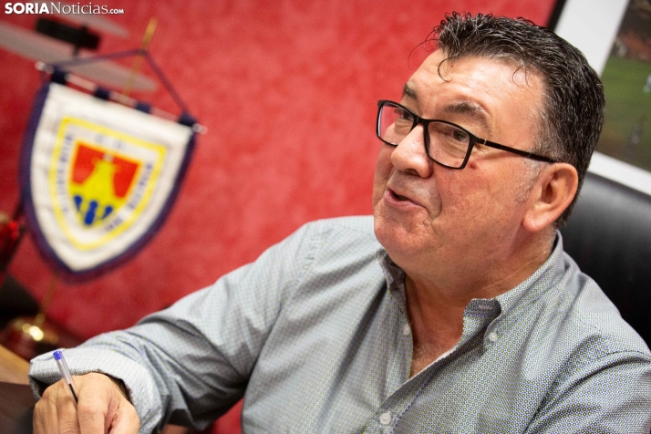 Patricio de Pedro garantiza que el Numancia seguirá jugando en Los Pajaritos y deja su futuro en el aire