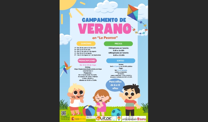 La Peonza habilita la preinscripción para sus cinco turnos de campamentos estivales