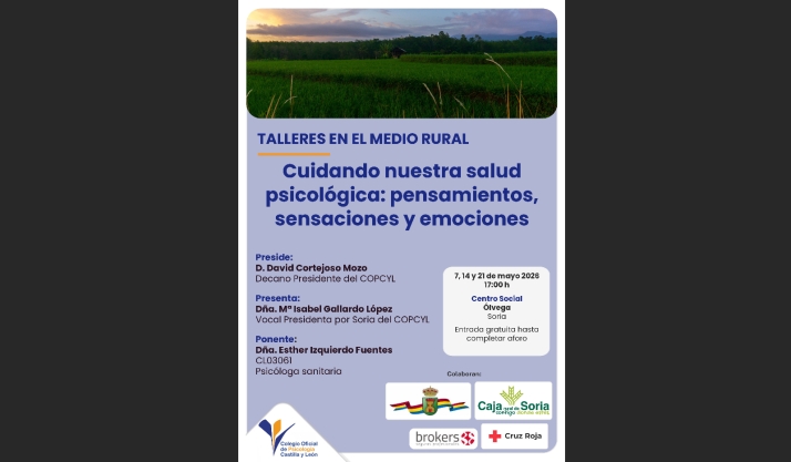 Talleres gratuitos de salud mental en &Oacute;lvega y &Aacute;greda