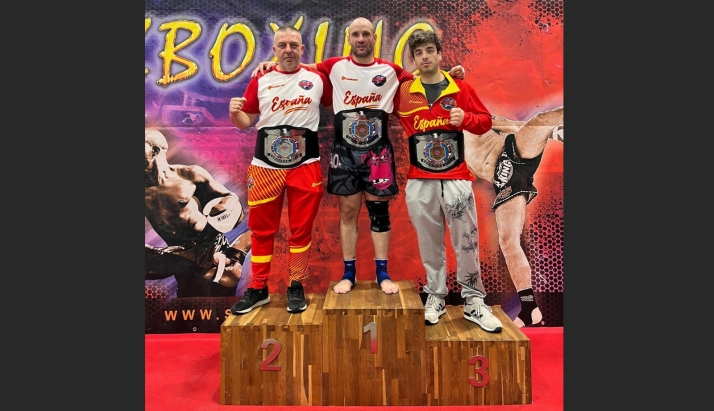 Georgi Lilov se cuelga la plata en el Europeo ISKA y lidera el triple éxito soriano en Alemania