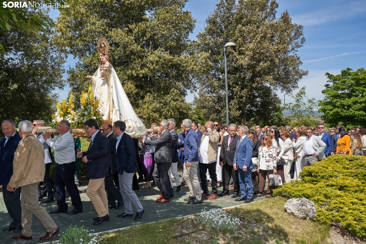 En im&aacute;genes: &Oacute;lvega cumple con la tradici&oacute;n y celebra la romer&iacute;a de la Virgen de O