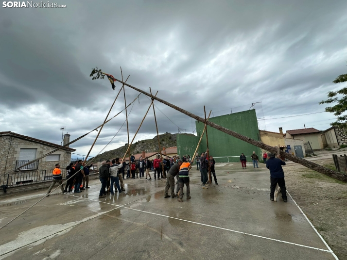 Pingada del Mayo en Espeja de San Marcelino