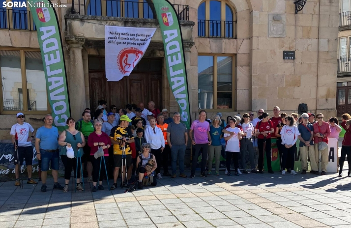 Deporte y compromiso en la VII Marcha de Covaleda por ASPACE