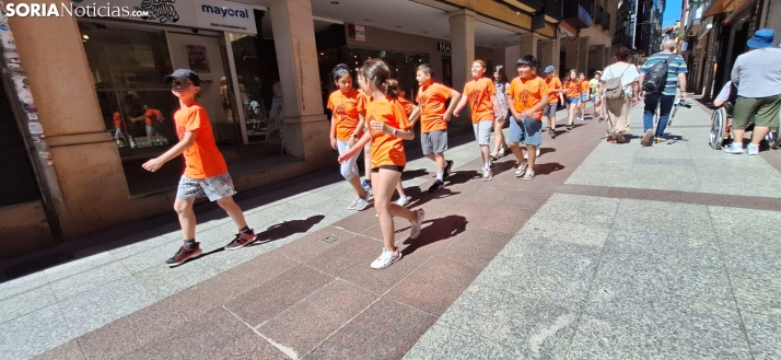 Una imagen del mediodía en la plaza Mayor. /PC