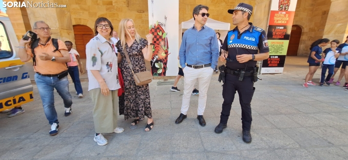 Una imagen del mediodía en la plaza Mayor. /PC