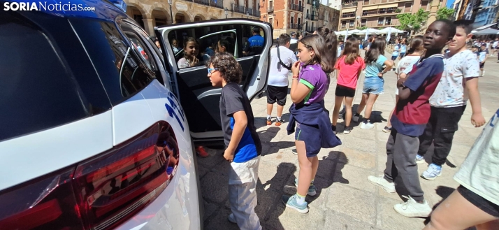 Una imagen del mediodía en la plaza Mayor. /PC