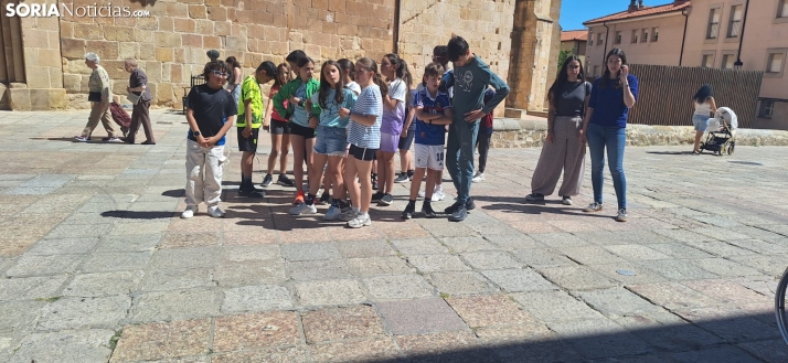 Una imagen del mediodía en la plaza Mayor. /PC