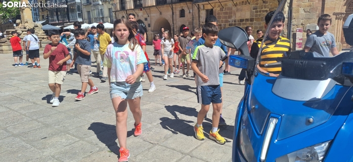 Una imagen del mediodía en la plaza Mayor. /PC