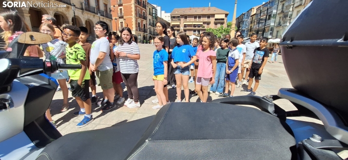 Una imagen del mediodía en la plaza Mayor. /PC