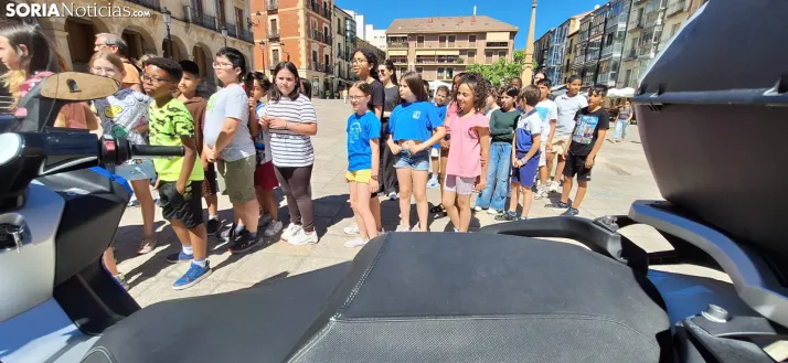 Una imagen del mediodía en la plaza Mayor. /PC