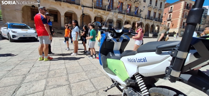 Una imagen del mediodía en la plaza Mayor. /PC