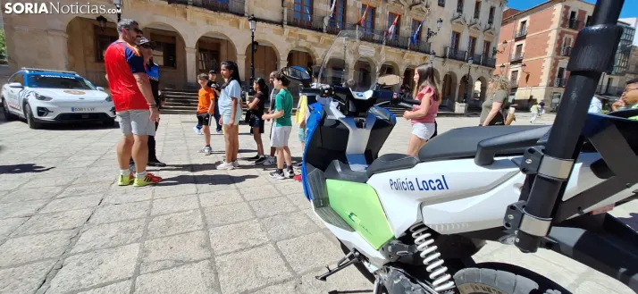 Una imagen del mediodía en la plaza Mayor. /PC