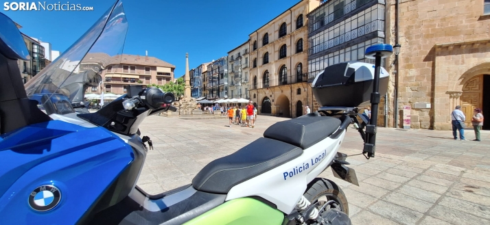 Una imagen del mediodía en la plaza Mayor. /PC
