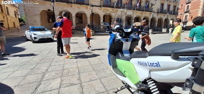 Una imagen del mediodía en la plaza Mayor. /PC
