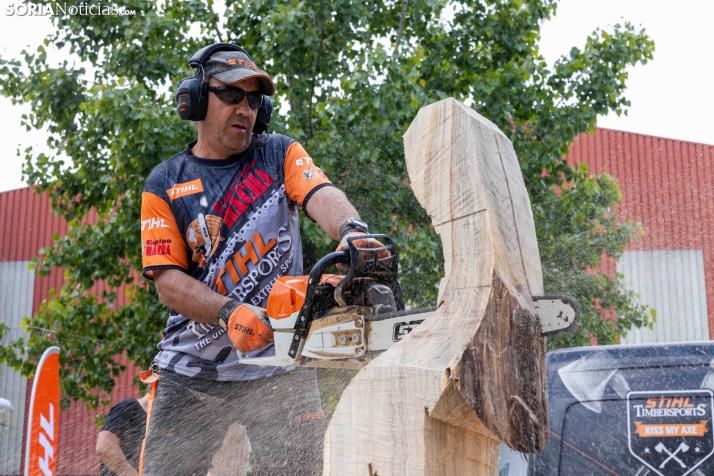 Tallado de Madera con Motosierra./ Viksar Fotografía