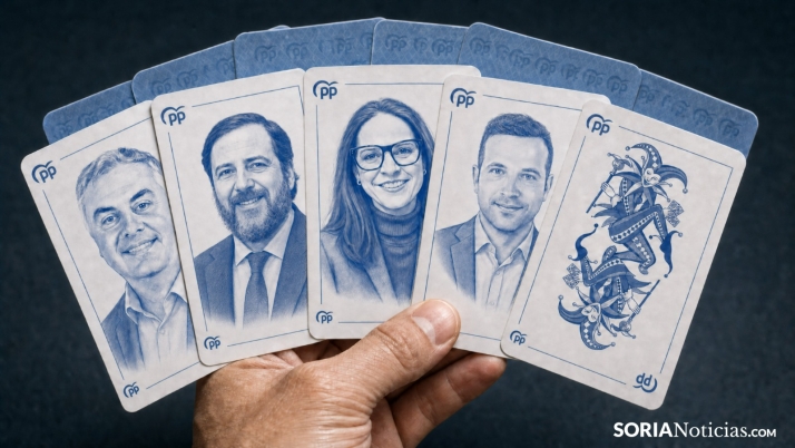 El póker de nombres del PP para la Alcaldía de Soria: Esta vez quieren tenerlo atado antes