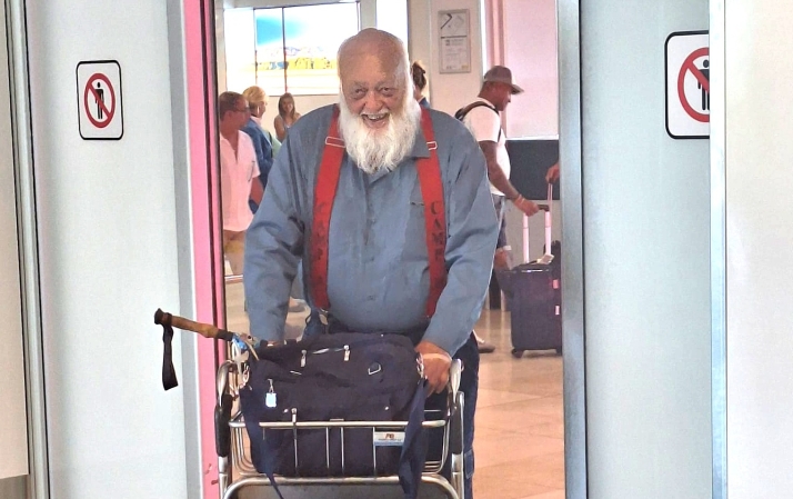 82 años y 9.863 km en tres vuelos por unas Fiestas: El Americano llega a Valonsadero