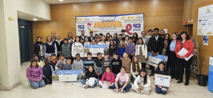 El CEIP La Arboleda de Soria, ganador autonómico del 42 Concurso Escolar de la ONCE