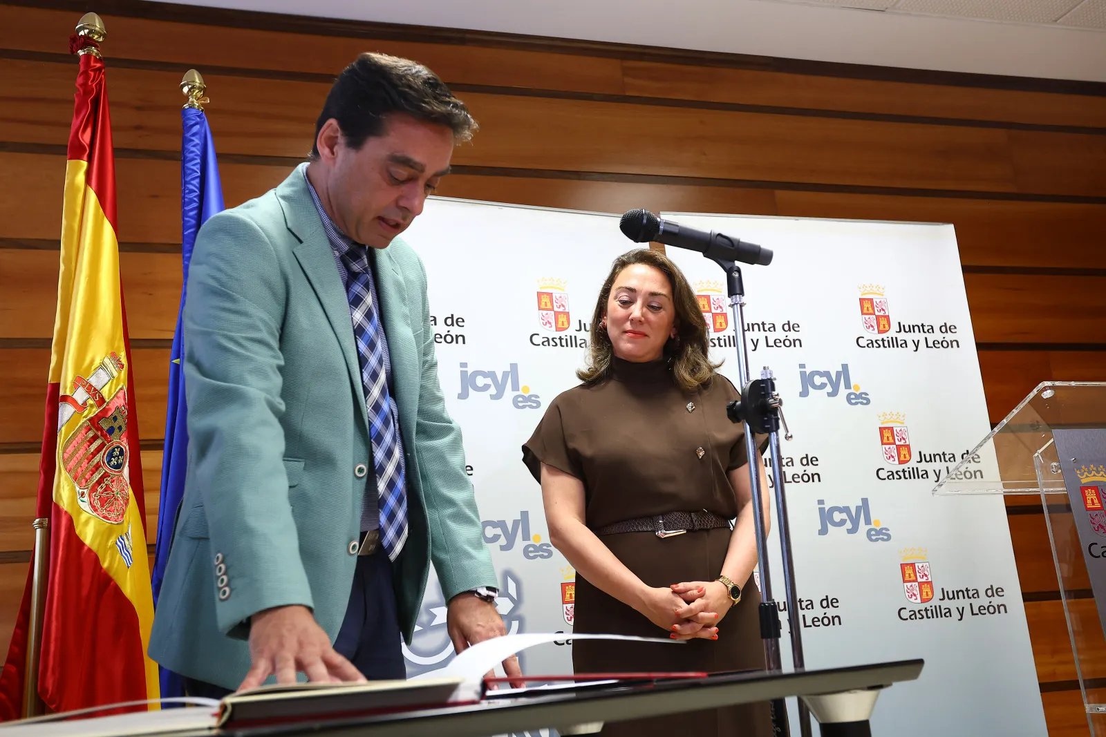 Una imagen de la toma de posesión. /Jta.