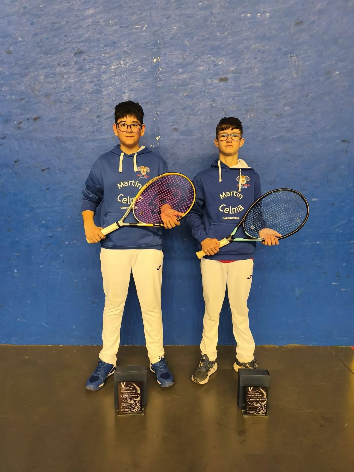 Foto 2 - &Aacute;lvaro Mart&iacute;n Rodas, subcampe&oacute;n de Castilla y Le&oacute;n de frontenis en categor&iacute;a Honor Escolar