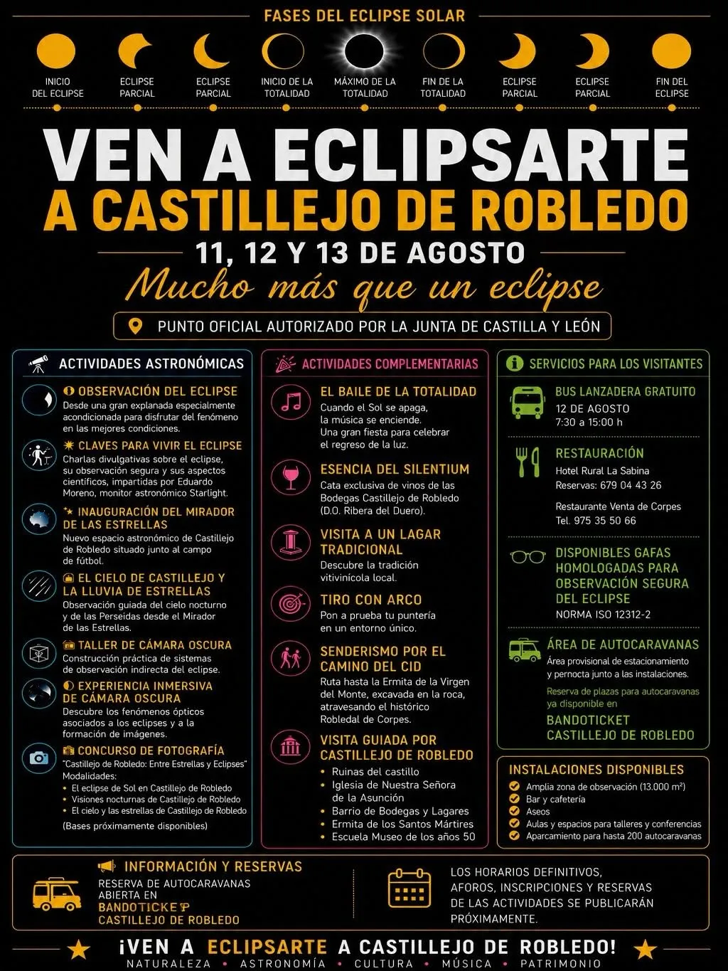 Foto 2 - Castillejo de Robledo ser&aacute; punto oficial de observaci&oacute;n del eclipse solar del 12 de agosto