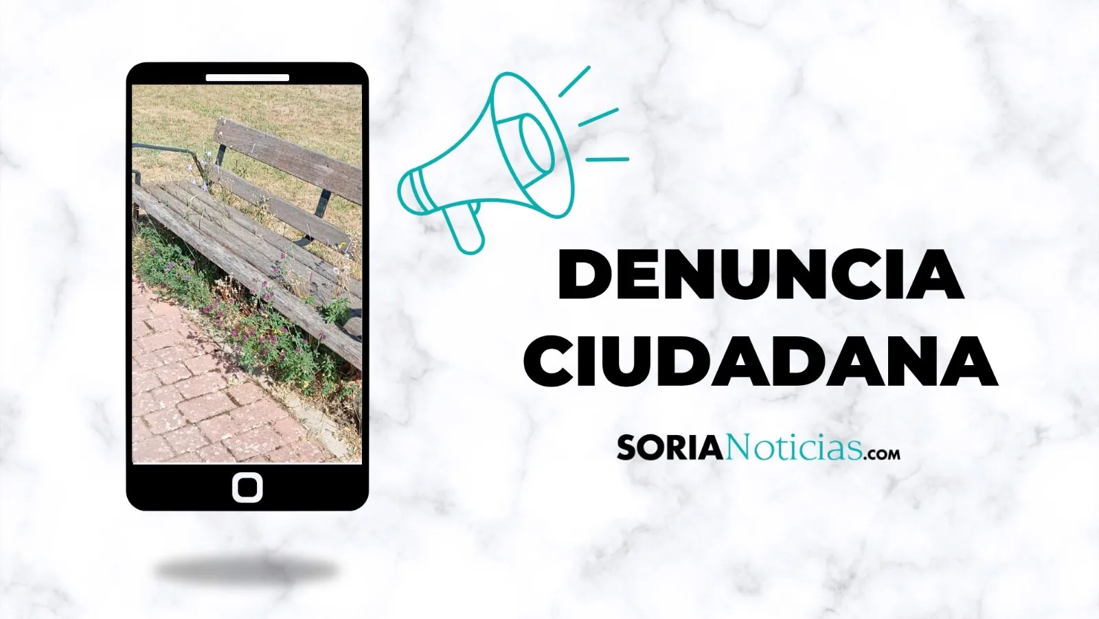 Denuncian el estado de los bancos que hay entre Los Pajaritos y San Saturio