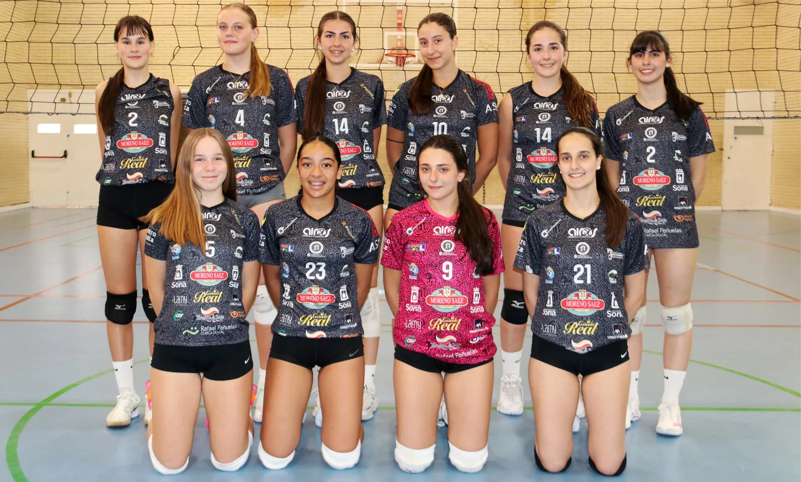 Diez jugadoras del Sporting Santo Domingo representarán a Castilla y León en el Nacional de voleibol