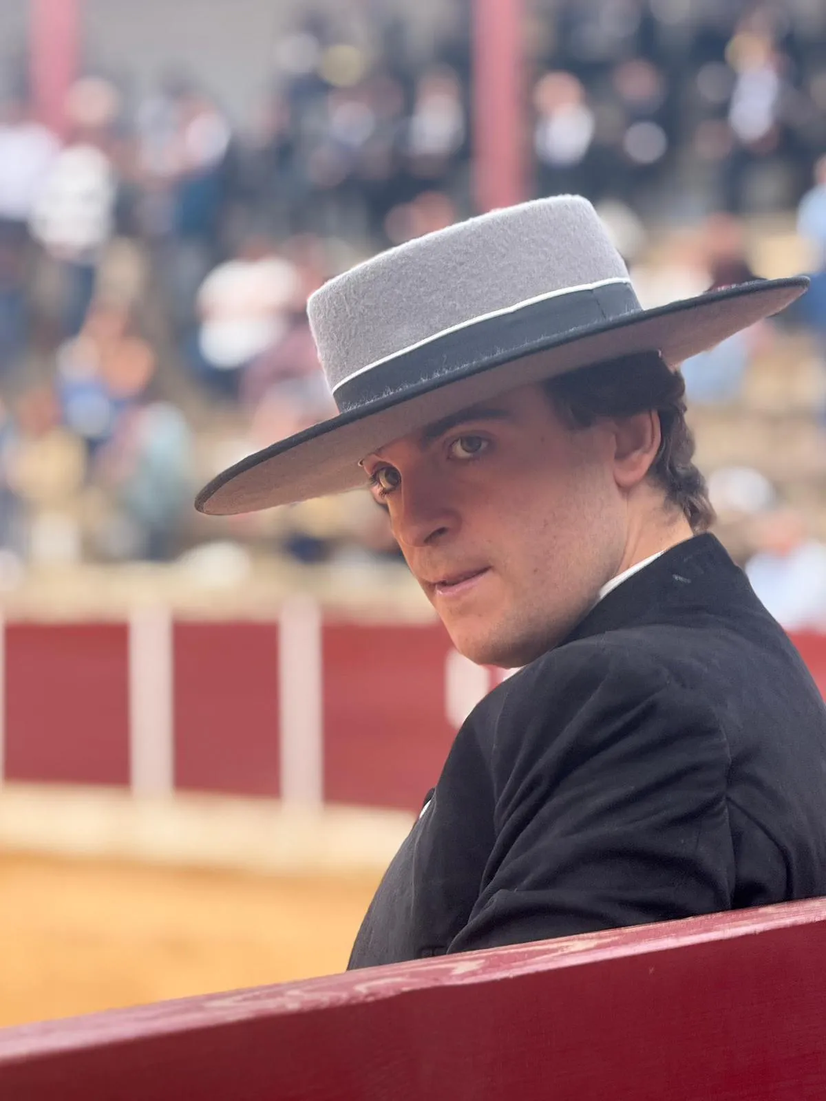 Diego Tebas en una de sus primeras novilladas. Cedida. 