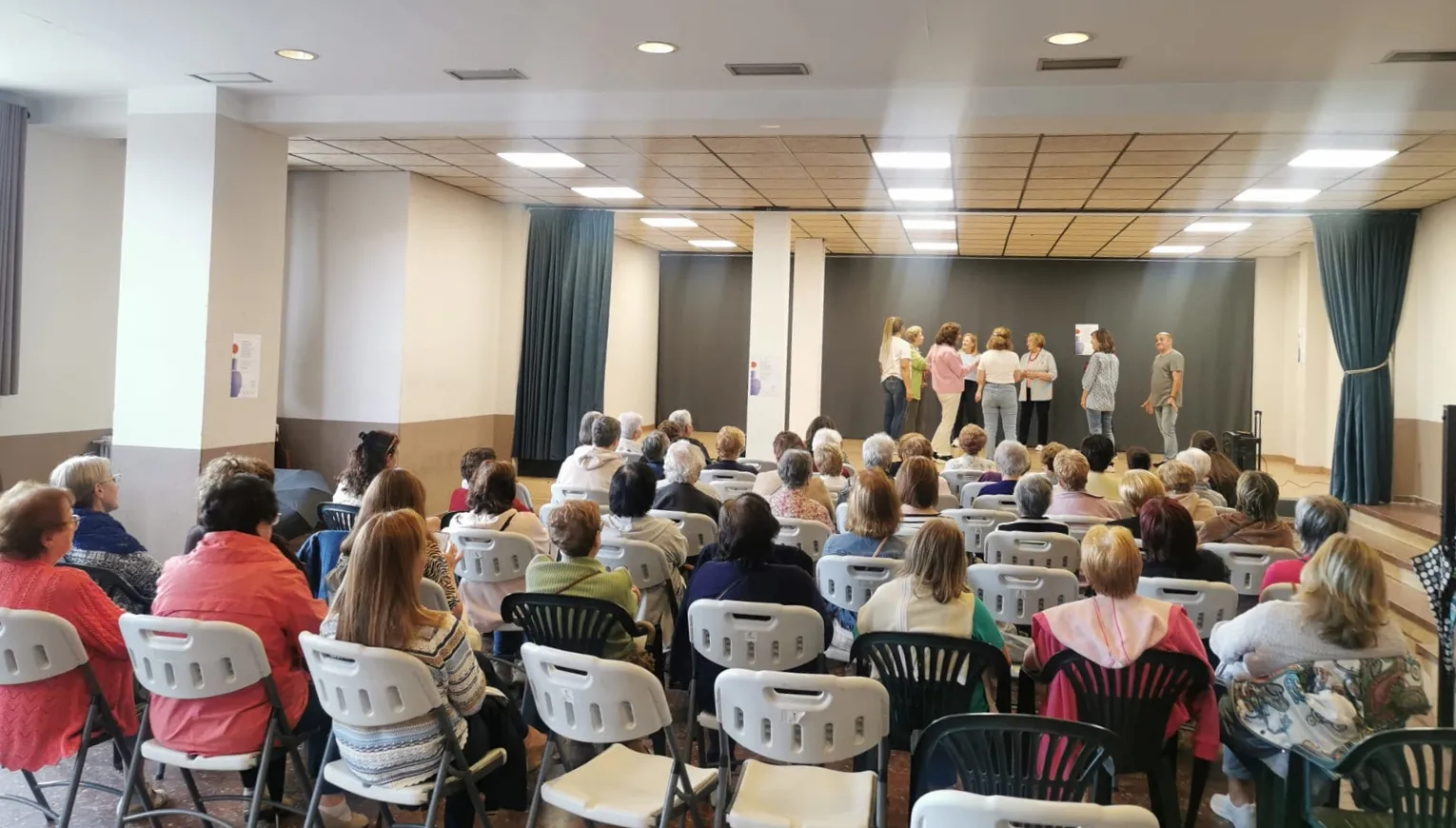 Teatro foro en Duruelo contra el maltrato a los mayores