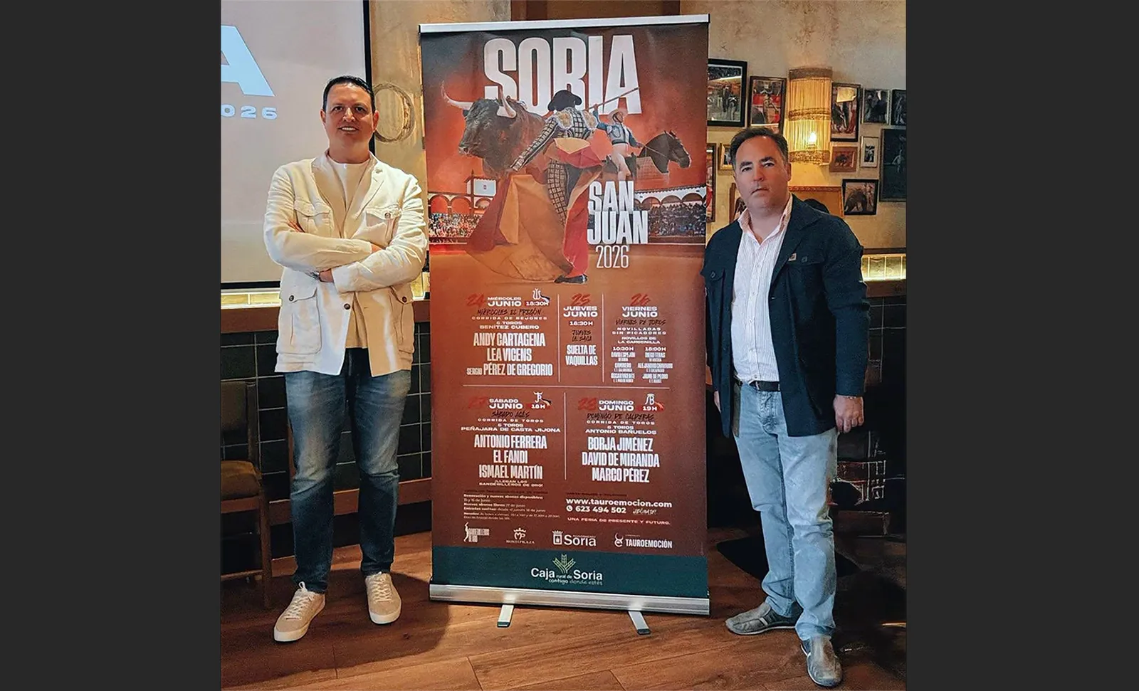 Presentación de la Feria Taurina de Soria para San Juan en Madrid